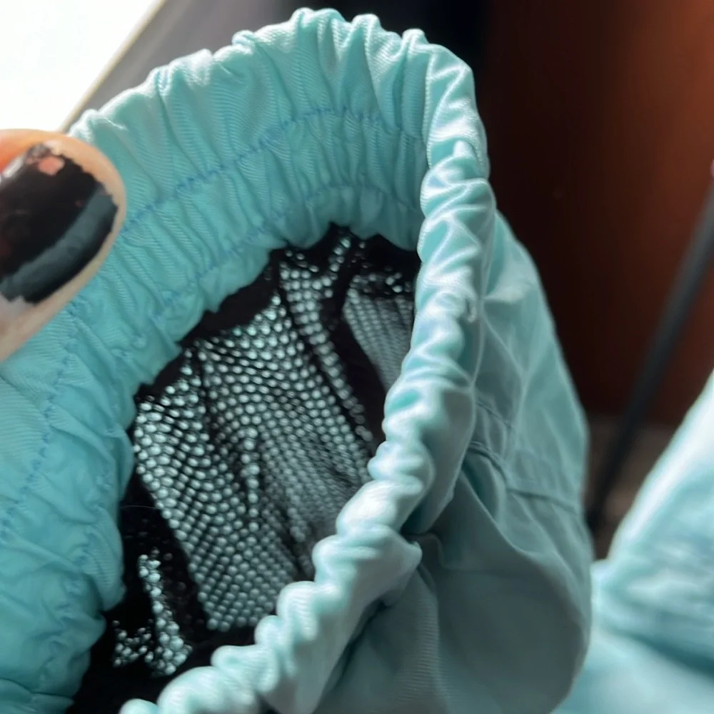 Criminal damage - baby blue track pants  size M• - Picture 3 of 5